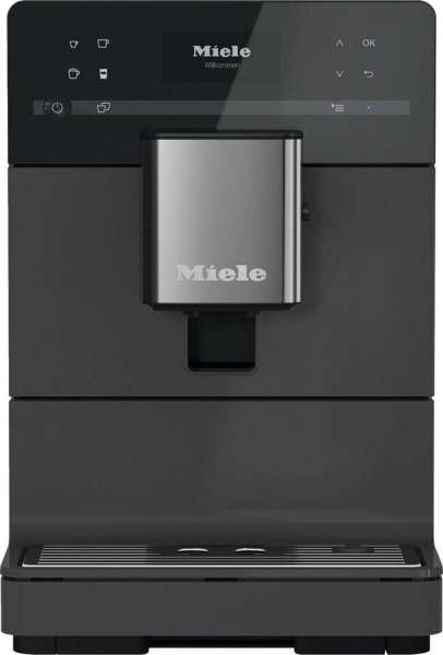 Miele CM 5315 Active Graphitgrau Stand-Kaffeevollautomat SILVER mit OneTouch for Two-Zubereitung für höchsten Kaffeegenuss.